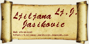 Ljiljana Jasiković vizit kartica